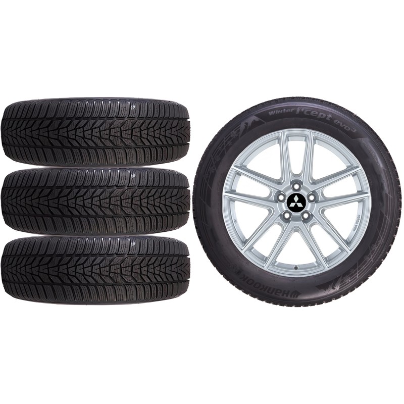 NOWE KOŁA ZIMA MITSUBISHI ASX RJB Hankook 215/60R17*8 NOWE KOŁA ZIMA MITSUBISHI ASX RJB Hankook 215/60R17*8