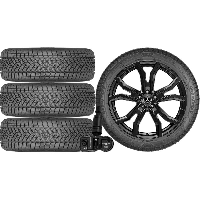 NOWE KOŁA ZIMA MERCEDES GLC W253 Goodyear 235/60R18+TPMS*4 NOWE KOŁA ZIMA MERCEDES GLC W253 Goodyear 235/60R18+TPMS*4