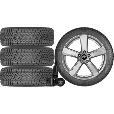 NOWE KOŁA ZIMA TOYOTA C-HR AX1T Goodyear 225/50R18+TPMS*8