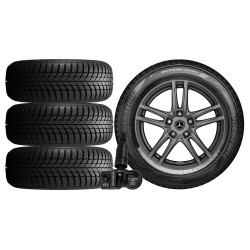 NOWE KOŁA ZIMA MERCEDES GLB X247 F2B Bridgestone 215/65R17+TPMS*6