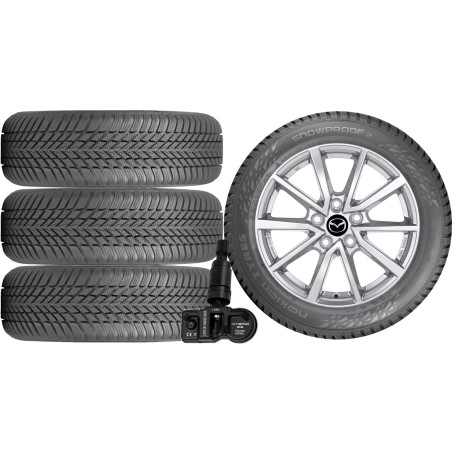 NOWE KOŁA ZIMA Mazda CX-5 (KE) Nokian 225/65R17+TPMS*25