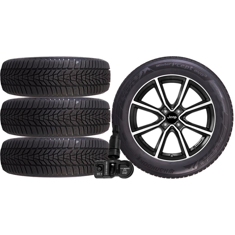 NOWE KOŁA ZIMA Jeep AVENGER FH1 Hankook 215/60R17+TPMS*1 NOWE KOŁA ZIMA Jeep AVENGER FH1 Hankook 215/60R17+TPMS*1