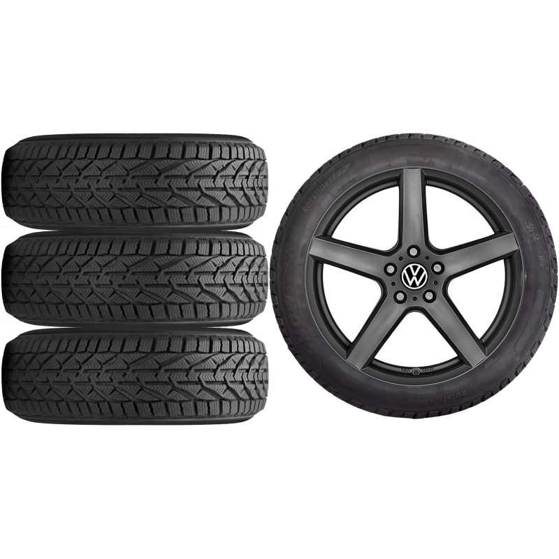 NOWE KOŁA ZIMA VW Tiguan Riken 215/65R17 NOWE KOŁA ZIMA VW Tiguan Riken 215/65R17