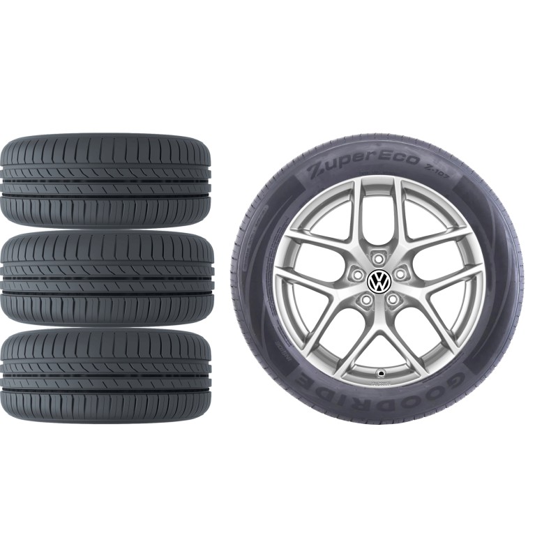 NOWE KOŁA LATO VW Passat B8, Touran 2, T-roc, Caddy 5 Goodride 215/55R17*1 NOWE KOŁA LATO VW Passat B8, Touran 2, T-roc, Caddy 5 Goodride 215/55R17*1
