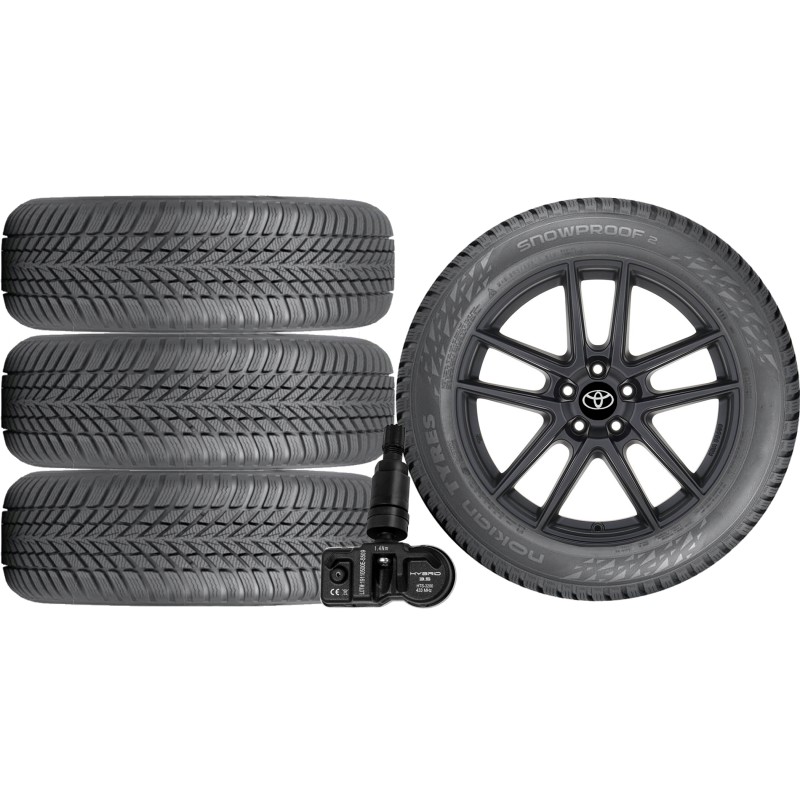 NOWE KOŁA ZIMA TOYOTA C-HR AX1T Nokian 215/60R17+TPMS*14 NOWE KOŁA ZIMA TOYOTA C-HR AX1T Nokian 215/60R17+TPMS*14