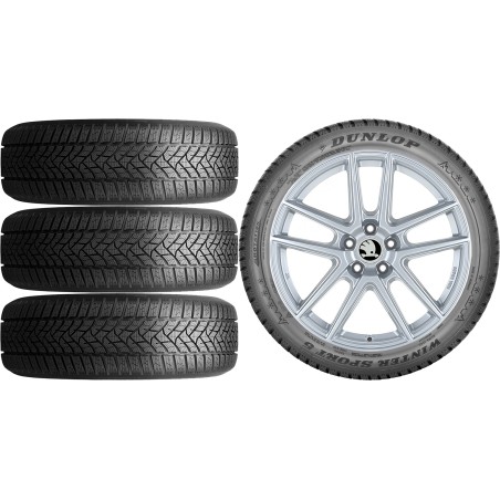 NOWE KOŁA ZIMA Skoda SuperB (3T) Dunlop 235/45R18*9
