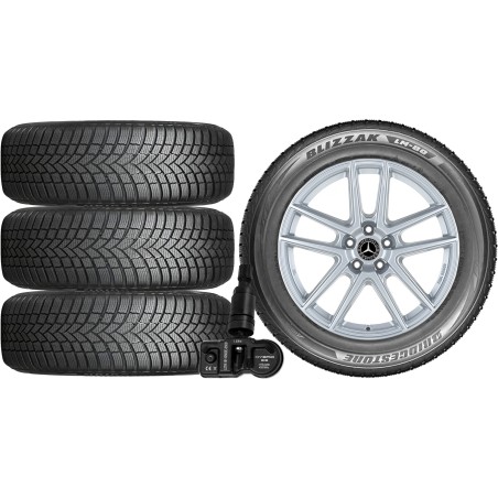 NOWE KOŁA ZIMA MERCEDES GLC W253 Bridgestone 235/60R18+TPMS*13
