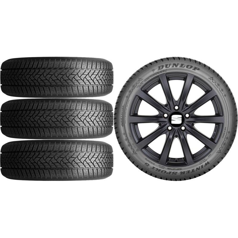 NOWE KOŁA ZIMA Seat Leon Dunlop 225/45R17*13 NOWE KOŁA ZIMA Seat Leon Dunlop 225/45R17*13