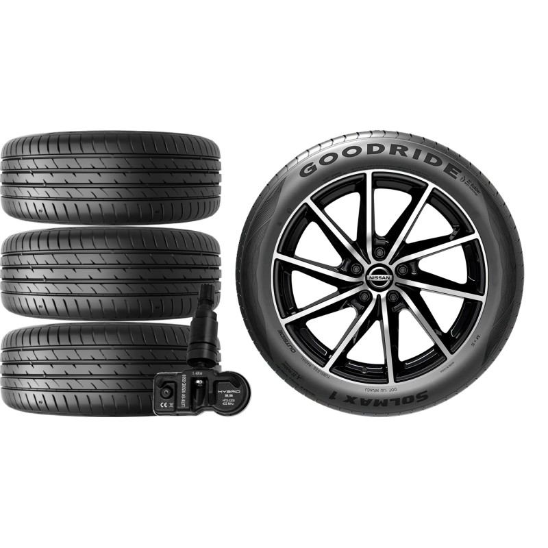 NOWE KOŁA LATO Nissan Juke 1 I F15 Goodride 215/55R17+TPMS NOWE KOŁA LATO Nissan Juke 1 I F15 Goodride 215/55R17+TPMS