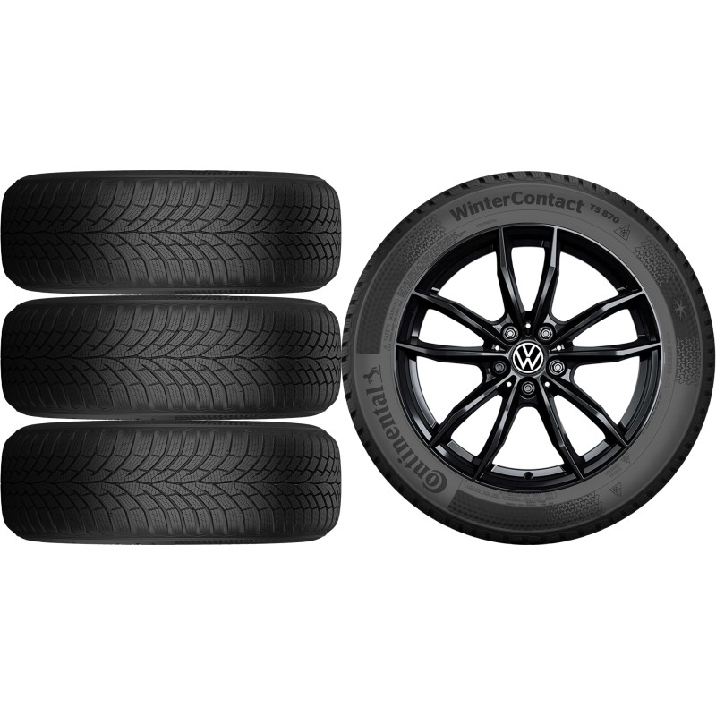 NOWE KOŁA ZIMA VW GOLF 7 VII Continental 225/40R18*19 NOWE KOŁA ZIMA VW GOLF 7 VII Continental 225/40R18*19
