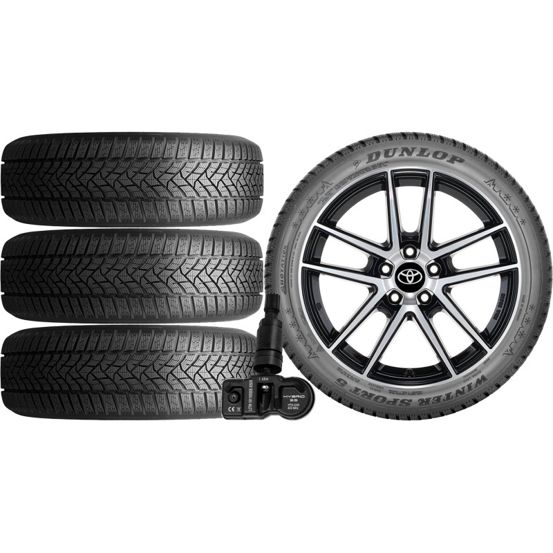 NOWE KOŁA ZIMA TOYOTA C-HR AX1T Dunlop 225/50R18+TPMS*3 NOWE KOŁA ZIMA TOYOTA C-HR AX1T Dunlop 225/50R18+TPMS*3