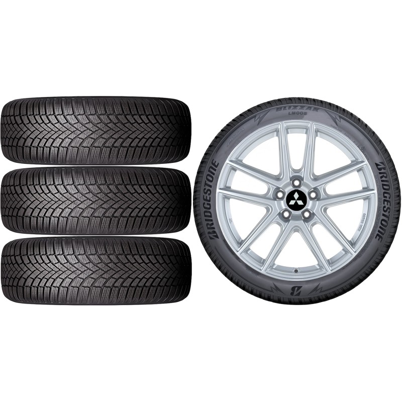NOWE KOŁA ZIMA MITSUBISHI ASX RJB Bridgestone 215/60R17*8 NOWE KOŁA ZIMA MITSUBISHI ASX RJB Bridgestone 215/60R17*8