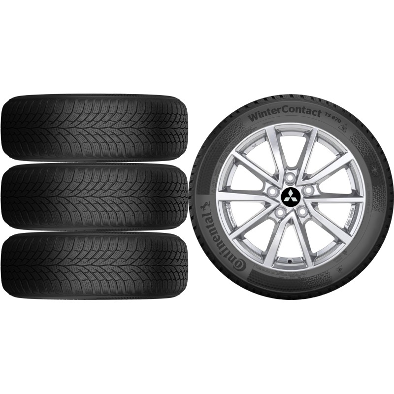 NOWE KOŁA ZIMA MITSUBISHI ASX RJB Continental 215/60R17*7 NOWE KOŁA ZIMA MITSUBISHI ASX RJB Continental 215/60R17*7