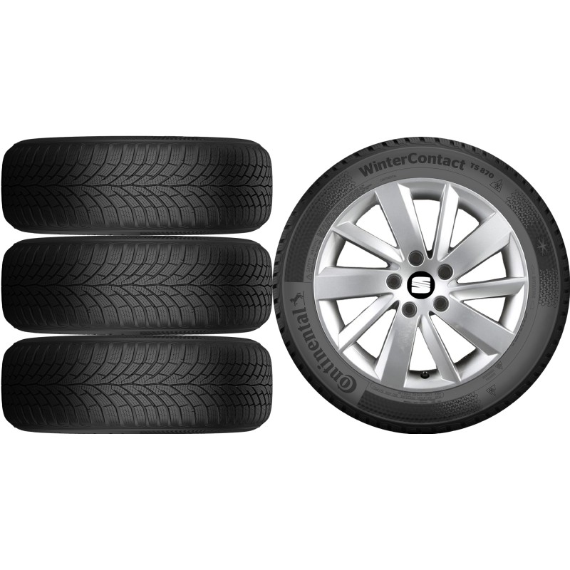 NOWE KOŁA ZIMA Seat Leon 2 II 1P Continental 205/55R16 NOWE KOŁA ZIMA Seat Leon 2 II 1P Continental 205/55R16