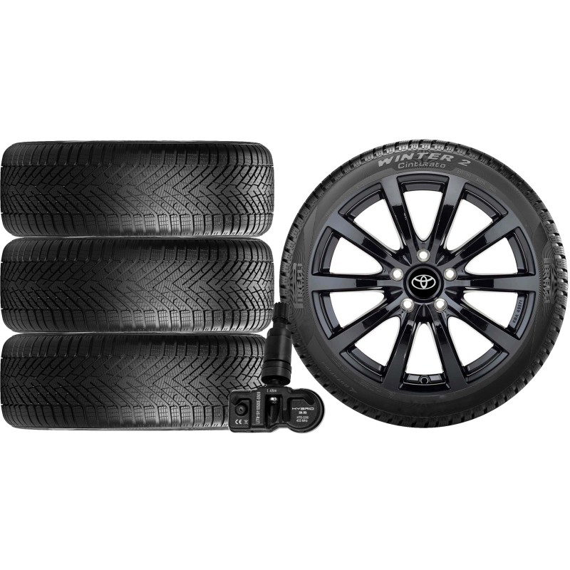 NOWE KOŁA ZIMA TOYOTA COROLLA XII 12 ZE1HE Pirelli 225/40R18+TPMS*10 NOWE KOŁA ZIMA TOYOTA COROLLA XII 12 ZE1HE Pirelli 225/40R18+TPMS*10