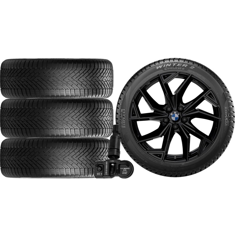 NOWE KOŁA ZIMA BMW X1 U11 U1X Pirelli 225/55R18+TPMS NOWE KOŁA ZIMA BMW X1 U11 U1X Pirelli 225/55R18+TPMS