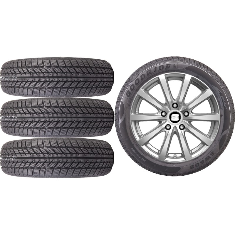 NOWE KOŁA ZIMA Seat Leon Goodride 225/45R17*16 NOWE KOŁA ZIMA Seat Leon Goodride 225/45R17*16