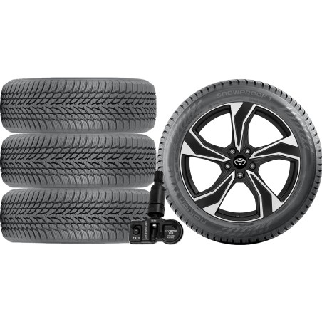 NOWE KOŁA ZIMA TOYOTA YARIS CROSS XPB1F(M) Nokian 215/55R17+TPMS*1