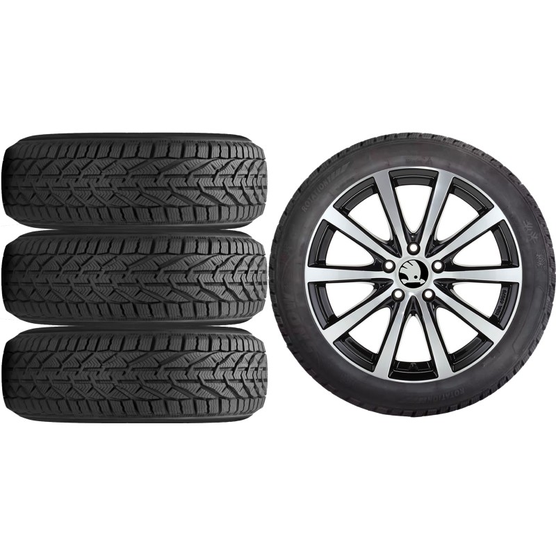 NOWE KOŁA ZIMA Skoda SuperB (3T) Riken 215/55R17*7 NOWE KOŁA ZIMA Skoda SuperB (3T) Riken 215/55R17*7