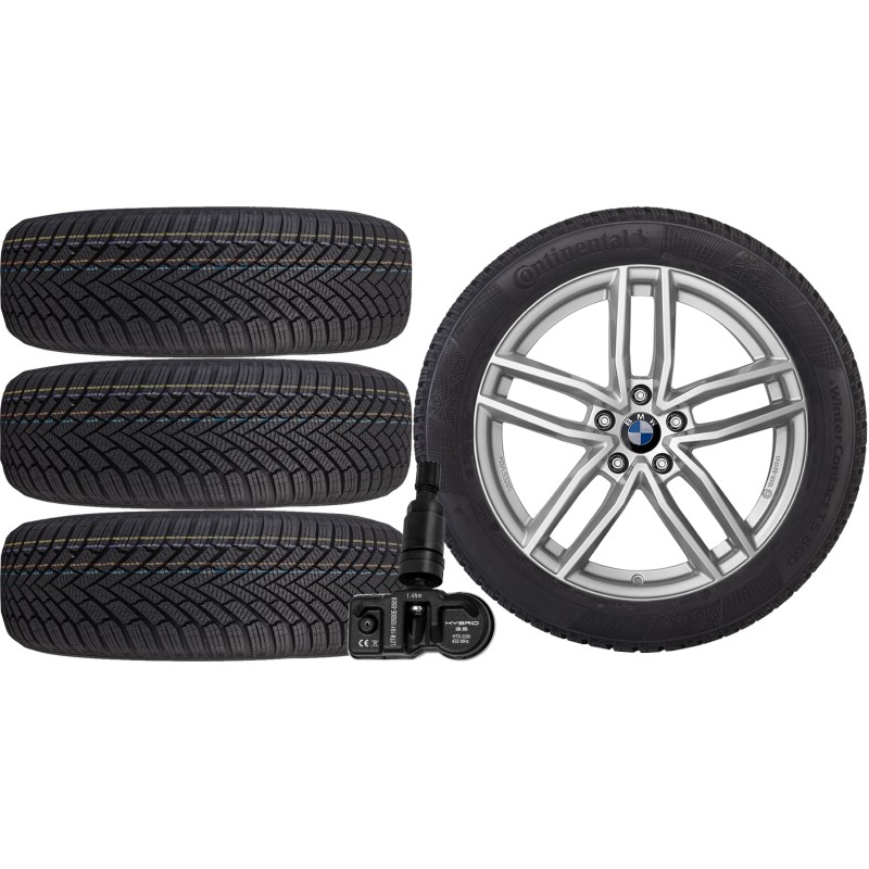 NOWE KOŁA ZIMA BMW 1 F40 F1H Continental 225/45R17+TPMS*11 NOWE KOŁA ZIMA BMW 1 F40 F1H Continental 225/45R17+TPMS*11