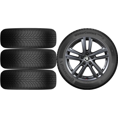 NOWE KOŁA ZIMA Skoda OCTAVIA 3 III 5E Continental 205/55R16*2