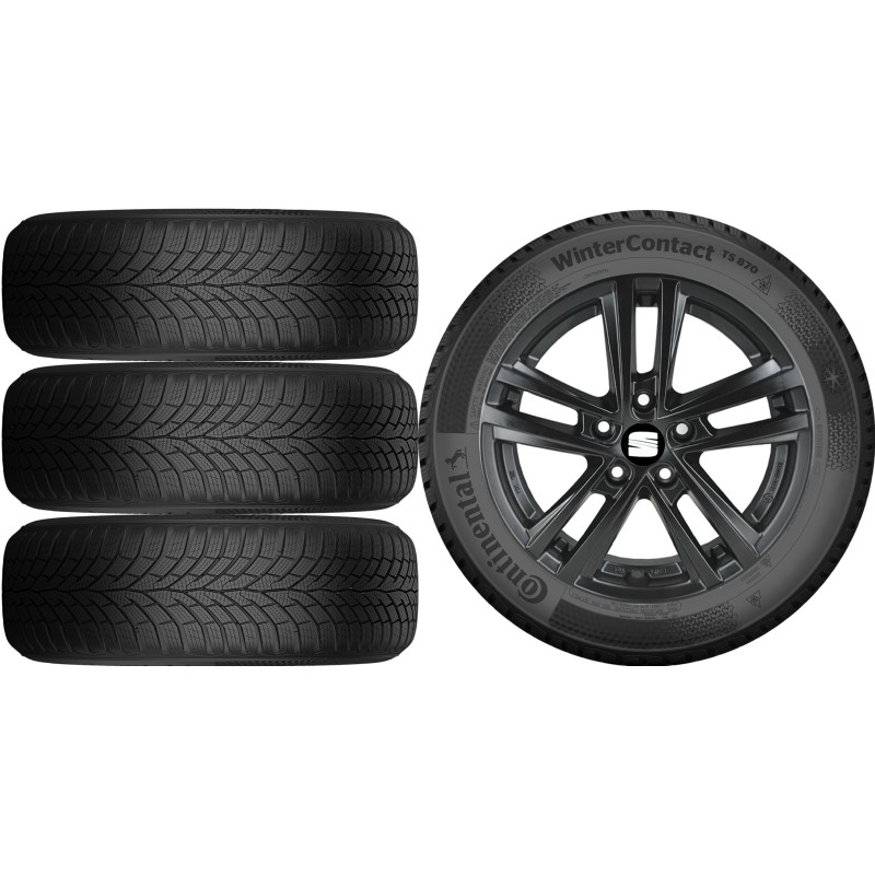 NOWE KOŁA ZIMA Seat LEON (5F) Continental 205/55R16*4 NOWE KOŁA ZIMA Seat LEON (5F) Continental 205/55R16*4