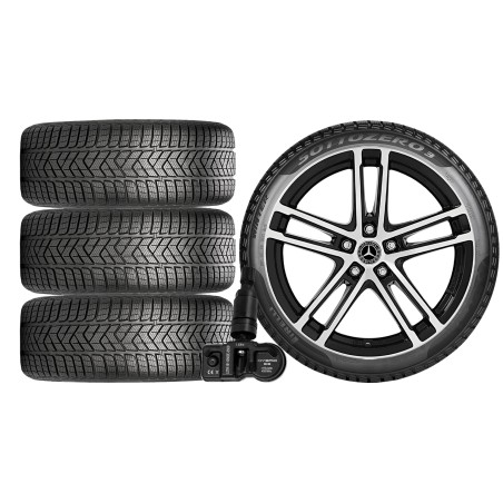 NOWE KOŁA ZIMA Mercedes CLA C118 F2CLA Pirelli 225/45R18+TPMS*7