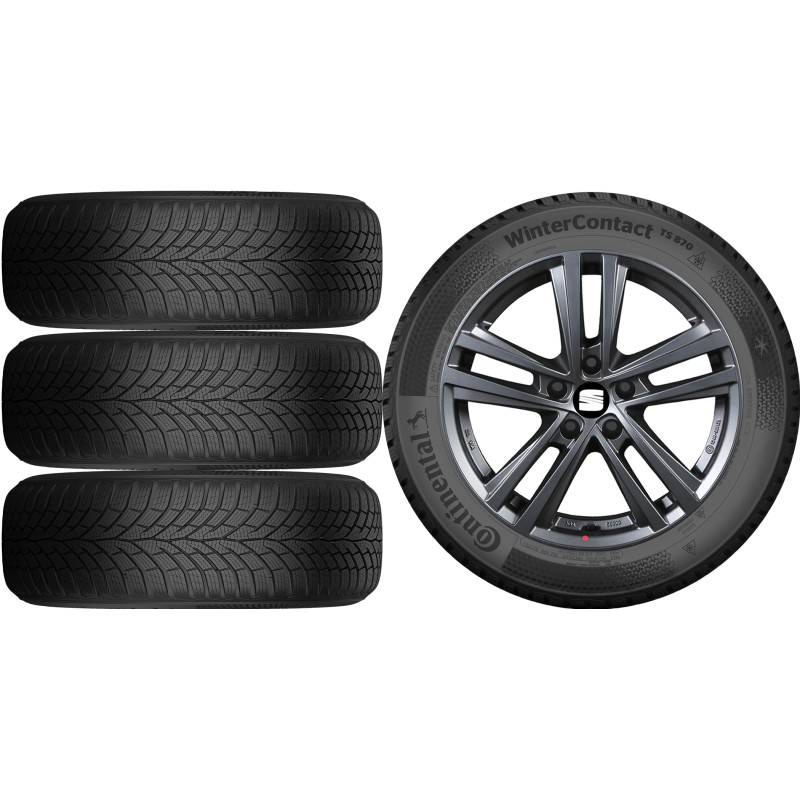 NOWE KOŁA ZIMA Seat LEON (5F) Continental 205/55R16*2 NOWE KOŁA ZIMA Seat LEON (5F) Continental 205/55R16*2